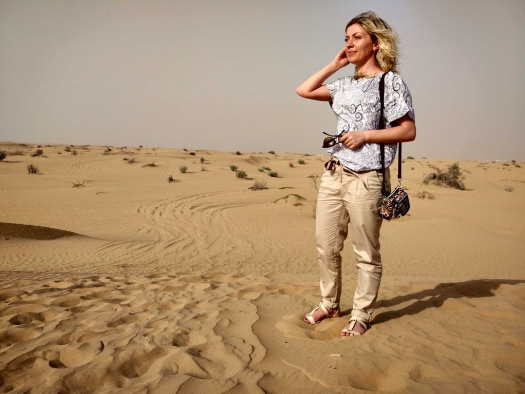 Huge desert in Dubai